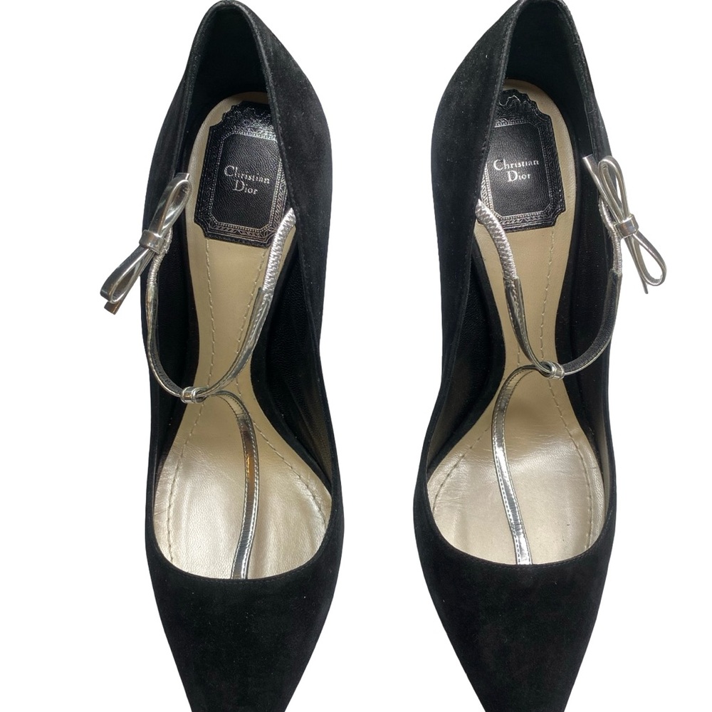 Dior Black and Silver Women's Heels - Picture 10 of 11